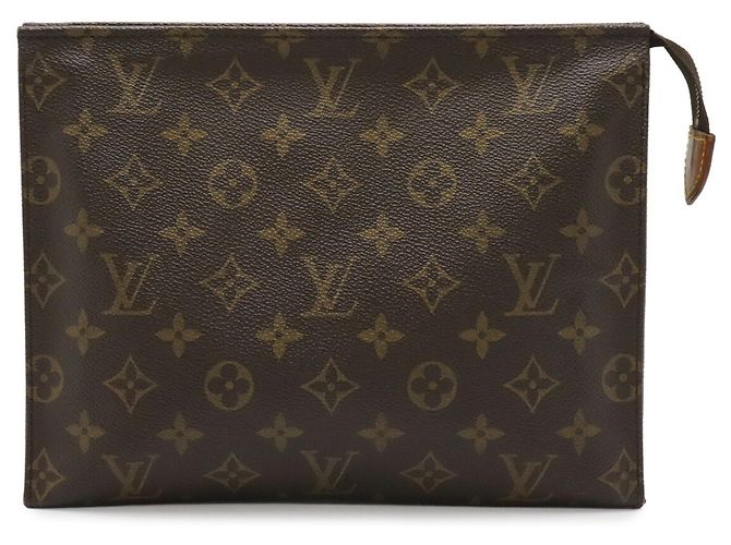 Pochette Toilette 26 Monogram Louis Vuitton Borsa Pochette Marrone Monogramma - vista 2
