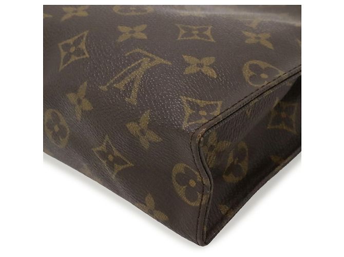 Pochette Toilette 26 Monogram Louis Vuitton Borsa Pochette Marrone Monogramma - vista 4