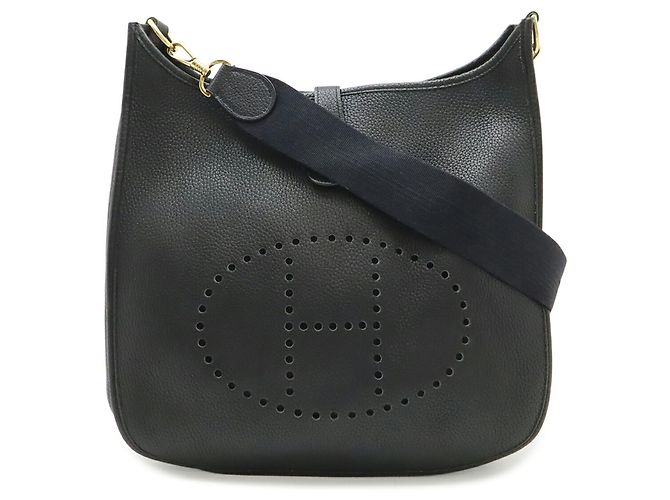 Hermès Borsa a tracolla Hermes Evelyne I GM Nero - vista 2