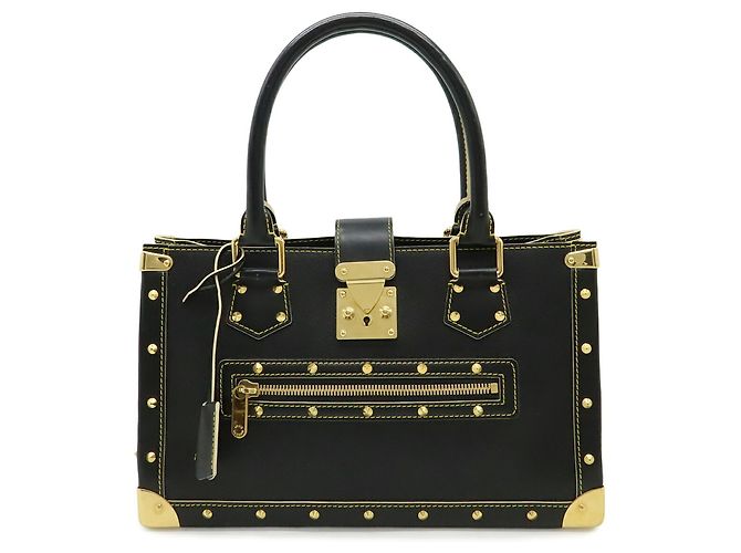 Borsa Tote Louis Vuitton Suhali Fabulous Nero - vista 2