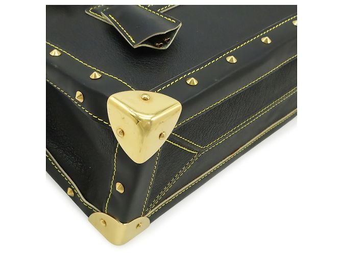 Borsa Tote Louis Vuitton Suhali Fabulous Nero - vista 4