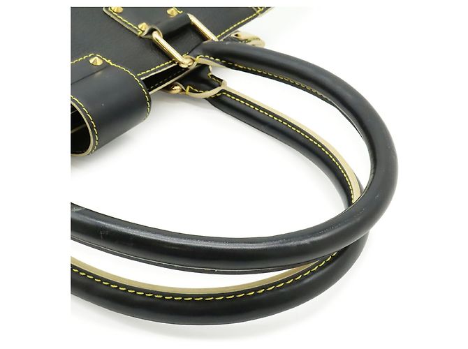 Borsa Tote Louis Vuitton Suhali Fabulous Nero - vista 5