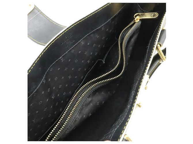 Borsa Tote Louis Vuitton Suhali Fabulous Nero - vista 6