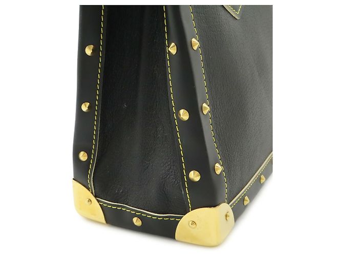 Borsa Tote Louis Vuitton Suhali Fabulous Nero - vista 9