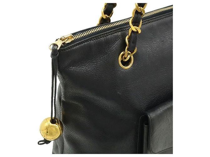 Borsa Tote Chanel Coco Mark Nero - vista 6