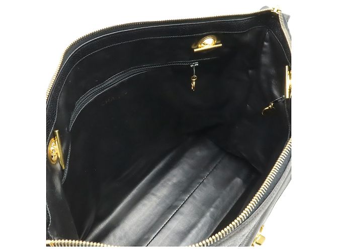 Borsa Tote Chanel Coco Mark Nero - vista 7