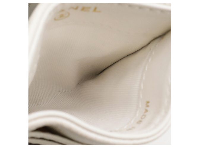 Tarjetero Business Card Case Matelassé Coco Mark Chanel Blanco Crudo - vista 6