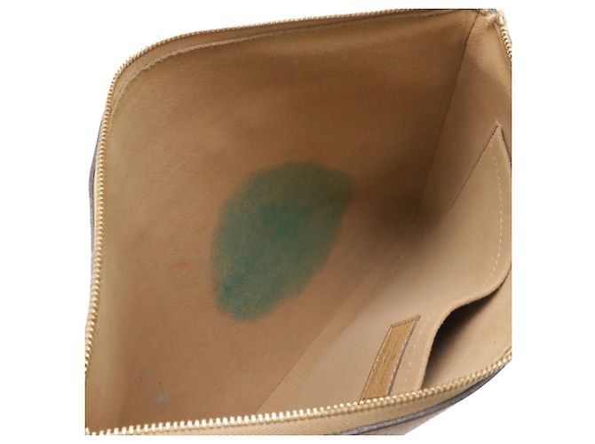 Clutch Louis Vuitton Monogram Daily Beige - vista 8