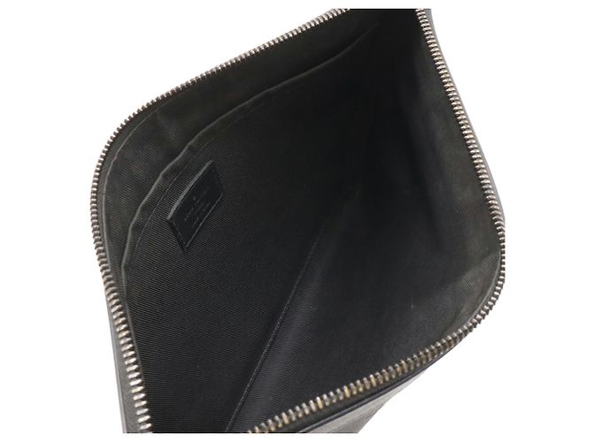 Pochette Louis Vuitton Monogram Shadow To Go Clutch Bag Nero - vista 7
