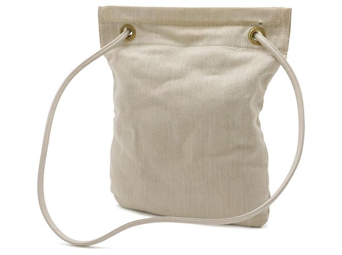 Borsa a Spalla Hermès Sac Aline PM Bianco - vista 3