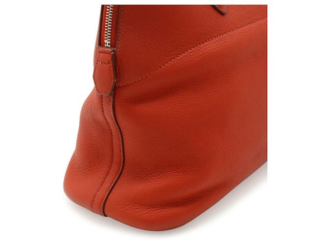 Hermès Borsa Hermes Bolide 35 Tote Bag Rosso - vista 9