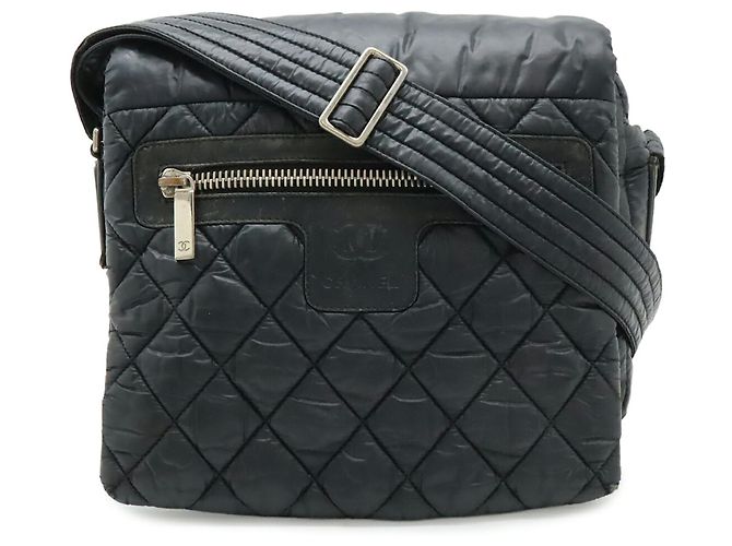 Borsa a tracolla piccola Chanel Coco Cocoon Matelassé Nero - vista 2