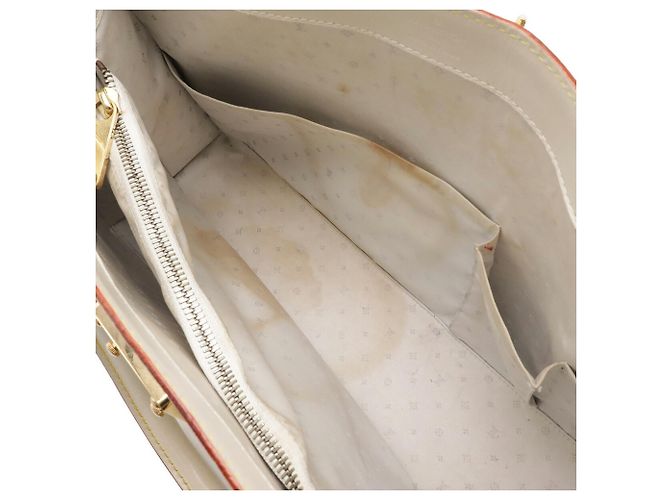 Borsa Tote Louis Vuitton Suhali Fabulous Bianco - vista 6