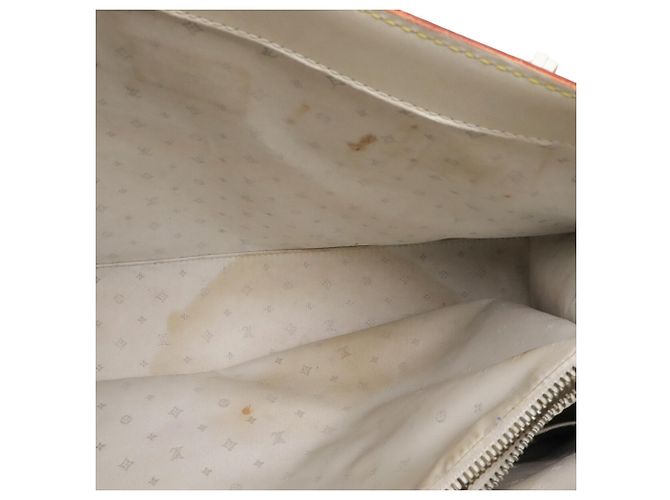 Borsa Tote Louis Vuitton Suhali Fabulous Bianco - vista 9