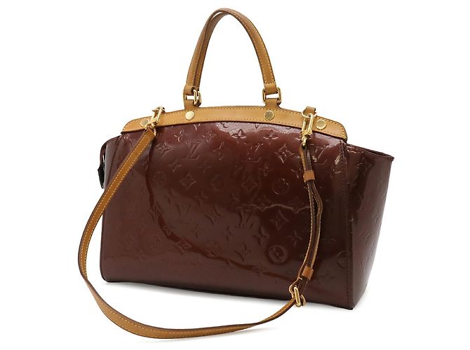 Louis Vuitton Monogram Vernis Schultertasche in Rouge Fauviste Rot - Ansicht 3