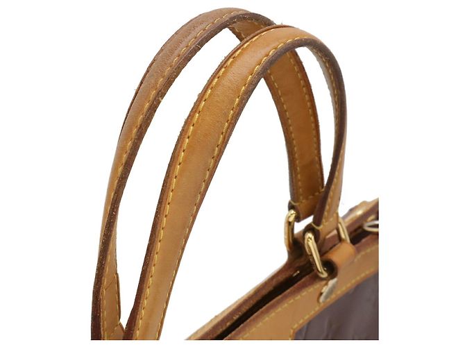 Louis Vuitton Monogram Vernis Schultertasche in Rouge Fauviste Rot - Ansicht 7