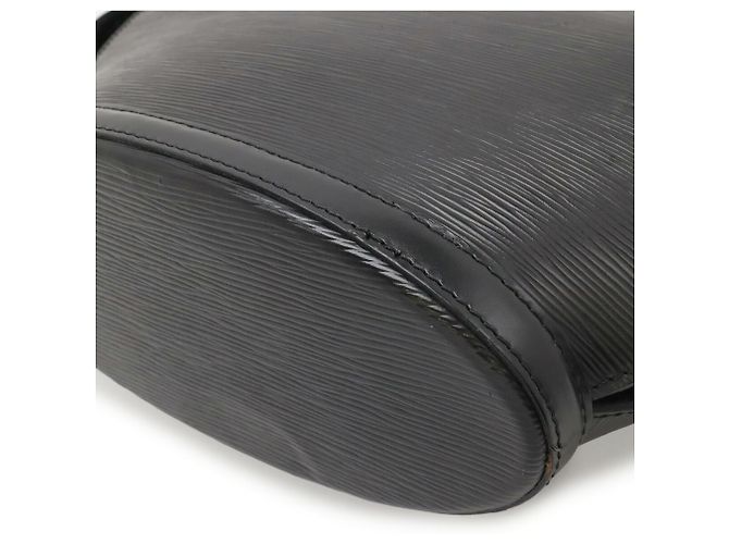 Borsa Louis Vuitton Epi Saint Jacques Nero - vista 4