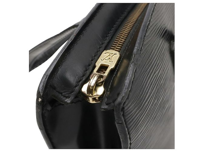 Borsa Louis Vuitton Epi Saint Jacques Nero - vista 6