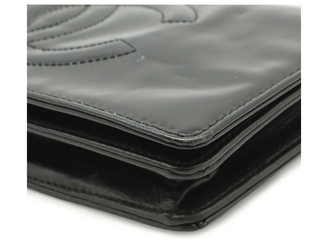 Borsa a tracolla con catena portafoglio Chanel Coco Mark Nero - vista 4