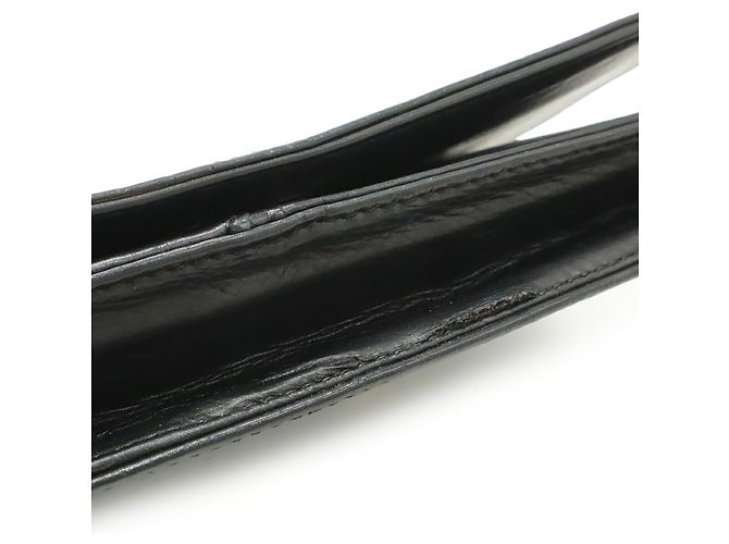 Borsa a tracolla con catena portafoglio Chanel Coco Mark Nero - vista 9