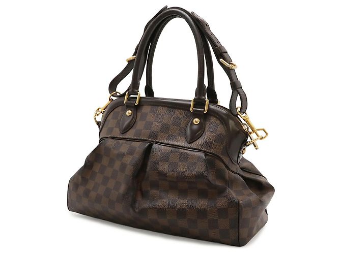 Borsa a mano e borsa a tracolla Louis Vuitton Damier Trevi PM Marrone Damier ebene - vista 3
