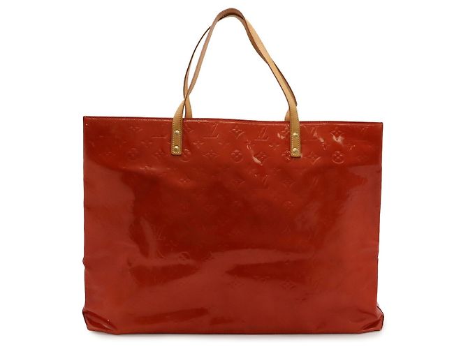 Borsa Tote Louis Vuitton Monogram Vernis Lead GM Rosso - vista 2