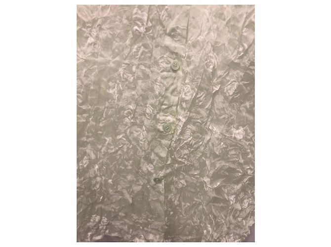 Camisa de seda Nina Ricci con flores Verde - vista 5