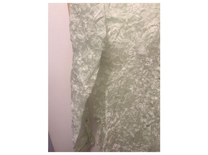 Camisa de seda Nina Ricci con flores Verde - vista 6