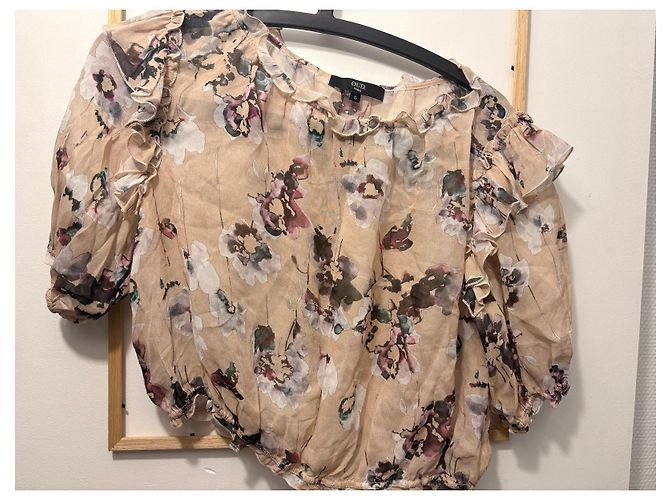 Autre Marque Ensemble deux pièces floral rose à paillettes ØUD Paris Multicolore - vue 11