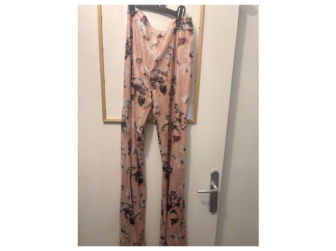 Autre Marque Ensemble deux pièces floral rose à paillettes ØUD Paris Multicolore - vue 14