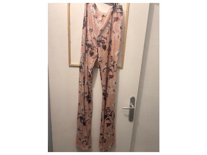 Autre Marque Ensemble deux pièces floral rose à paillettes ØUD Paris Multicolore - vue 15