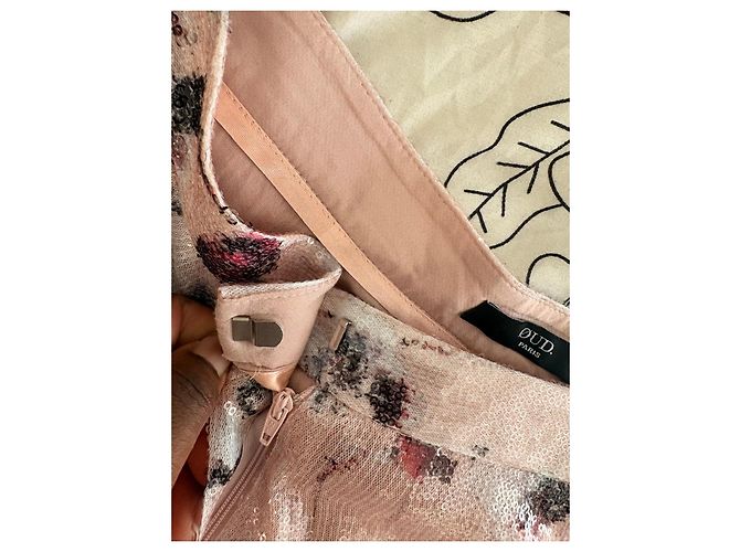 Autre Marque Ensemble deux pièces floral rose à paillettes ØUD Paris Multicolore - vue 8