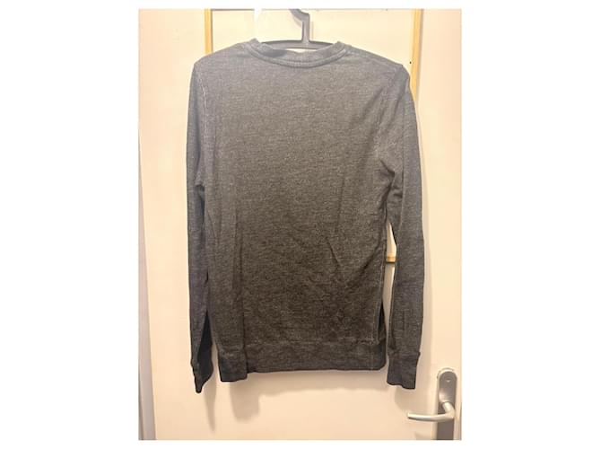 Apc A.P.C. Sudadera de algodón gris jaspeado - vista 4