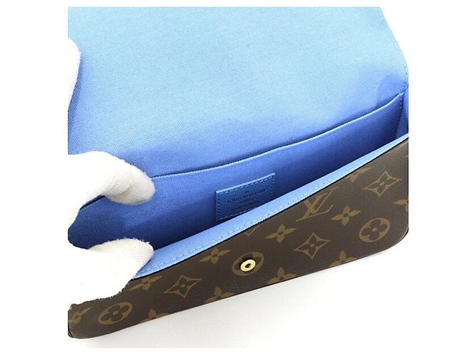 Louis Vuitton Pochette Felicie Vivienne Monogram Handbag Brown - view 3