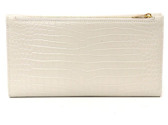 Cartera Uptown Large Flap Saint Laurent Blanco roto - vista 3