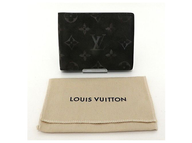 Cartera Louis Vuitton Portefeuille Slender Bi-fold Negro - vista 6