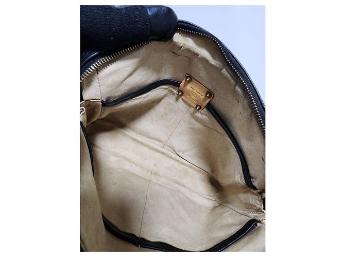 MCM Vintage Visetos Nylon Umhängetasche Schwarz - Ansicht 10