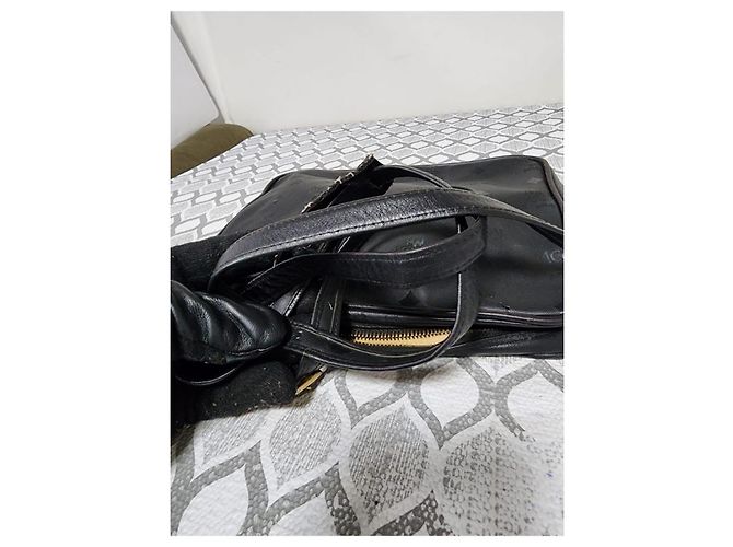 MCM Vintage Visetos Nylon Umhängetasche Schwarz - Ansicht 7