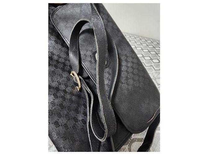 Gucci Vintage nero micro Guccissima crossbody - vista 6
