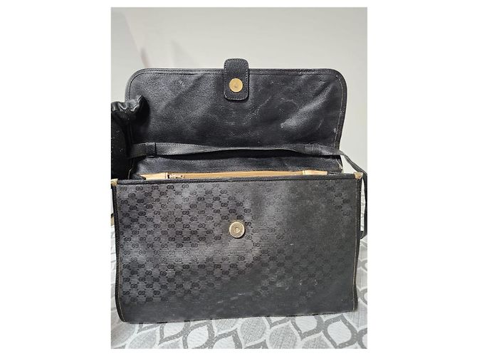 Gucci Vintage nero micro Guccissima crossbody - vista 8