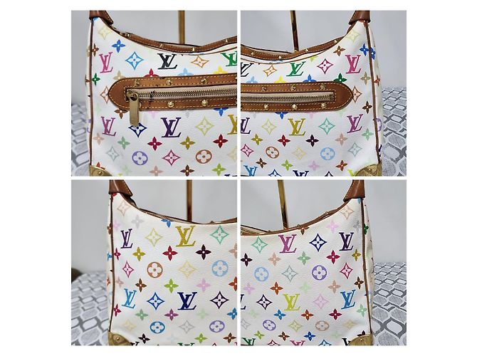 LOUIS VUITTON Monogram Multicolor Boulogne White/Multicolor Bianco Multicolore - vista 7