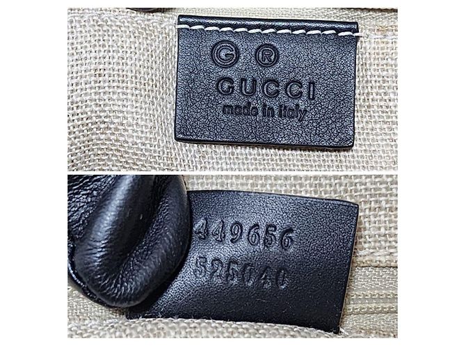 Borsa a tracolla convertibile in pelle Micro Guccissima nera Nero - vista 2
