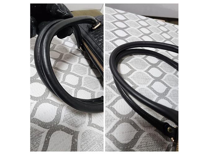 Borsa a tracolla convertibile in pelle Micro Guccissima nera Nero - vista 7