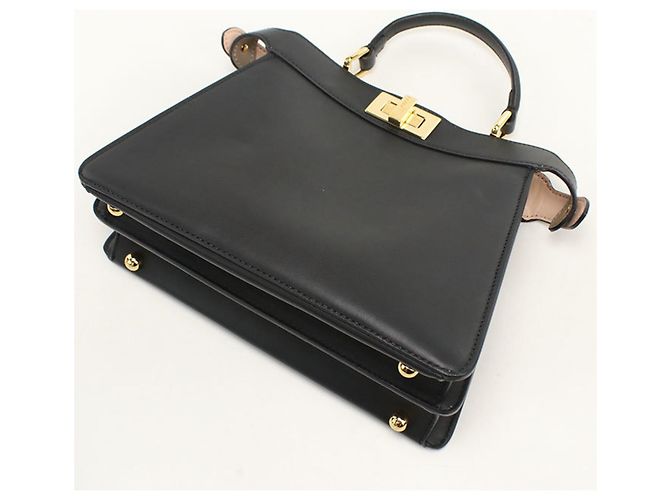 Borsa Fendi 2WAY Peekaboo Nero - vista 2