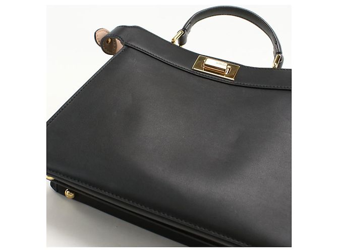 Borsa Fendi 2WAY Peekaboo Nero - vista 6