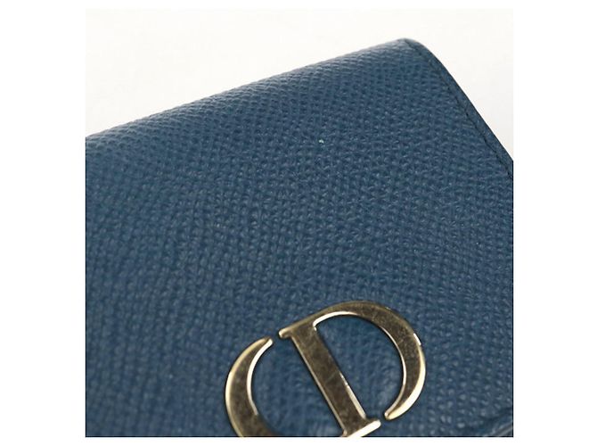 Christian Dior DIOR Tri-fold Wallet Blue - view 4