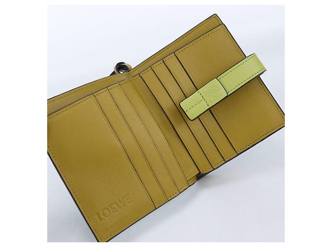 Cartera compacta con cremallera Loewe para mujer Azul - vista 3
