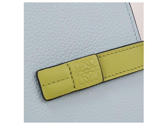 Cartera compacta con cremallera Loewe para mujer Azul - vista 6