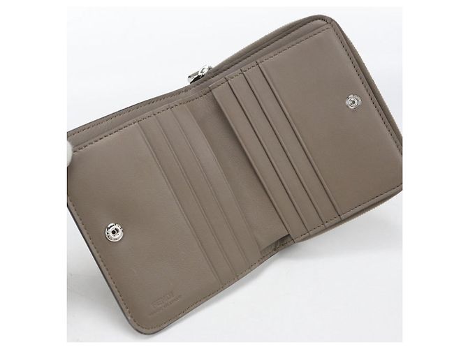 Fendi Bi-Fold Wallet in Grau Braun - Ansicht 3