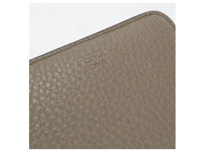 Fendi Bi-Fold Wallet in Grau Braun - Ansicht 6